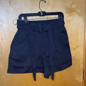 Zara Black Dress Shorts